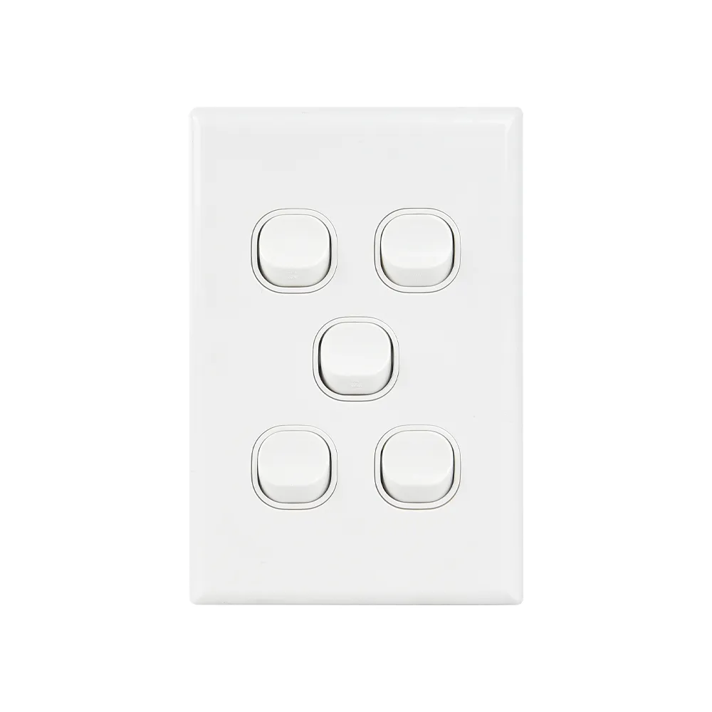 Classic Light Switch 5 Gang - Image 1