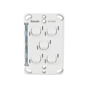 Classic Light Switch 5 Gang - Thumbnail Image 2